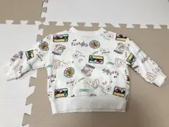 総柄トレーナー