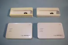NTT docomo モバイルルーターBF-01Dと クレードル 各２台セットのサムネイル