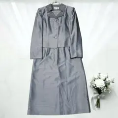 東京ソワール セットアップ ジャケット ワンピースCOCCOLUSSI グレー