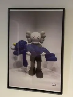 KAWS カウズ コンパニオン 水晶絵 アートパネル 壁掛け 絵 雑貨 - メルカリ