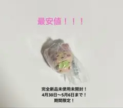 最安値！5月6日までの出品！ちいかわマスコット付きビスケット　カニちゃん　古本屋