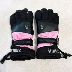 VIBEZ スキー スノーボード グローブ ピンク ブラック