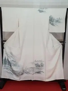 ［付下げ］新品未使用品　しつけ有り　作家物　落款有り　K-166