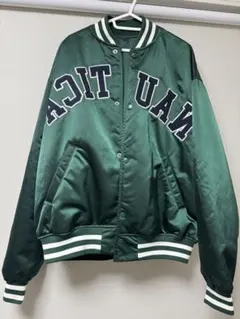 NAUTICA スタジャン ダークグリーン