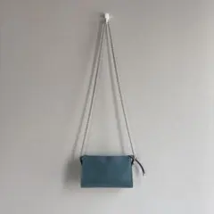 匿名配送◎H&M ショルダーバッグ チェーンバッグ ブルー ミニバッグ