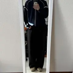 NIKEナイキトラックジャケットジャージブルゾン紺ネイビー刺繍ロゴ90s希少レア