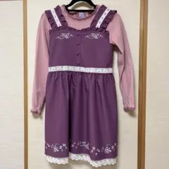 女児長袖ワンピース