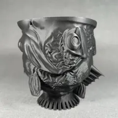 3Dプリンター鉢　植木鉢　作家鉢　アガベ　パキポディウム　ブラックバス　478のサムネイル