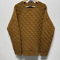 ヘリーハンセン キルティングスウェット L ブラウン HELLY HANSEN