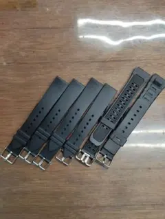 腕時計用ラバーベルト20mm 6本セット-A