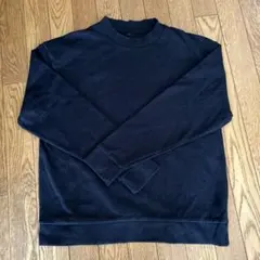 無印黒のクルーネックトレーナー Mサイズ
