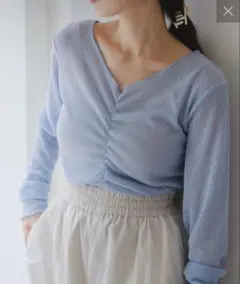 Kastane シャーリングTee サックスブルーのサムネイル