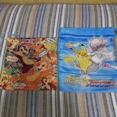 ポケットモンスター 他　ポーチ 2個セット