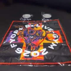 B'z FYOP+ ガチャガチャ ファイバータオル黒×1 マスキングテープ紫×2