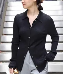 Deuxieme Classe ポロシャツニット カーディガン