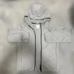 UNIQLO グレー フード付きパーカー 140 ドライ