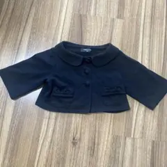 COMME CA ISM ブラック カーディガン 90