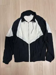 90s NIKE ナイロンジャケット 銀タグ M ブラック ヴィンテージ 古着
