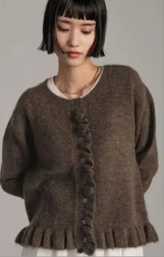 ローリーズファーム　チビフリルカーディガンロングスリーブ