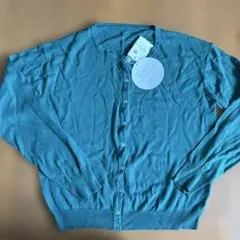 新品　earth music&ecology グリーンカーディガン Mサイズ