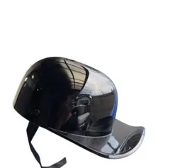 ニューエラ風　ヘルメット　半キャップ　ベースボールキャップ　ステッカーカスタム