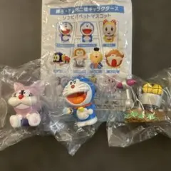 【3点セット】藤子・F・不二雄キャラクターズ ソフビパペットマスコット