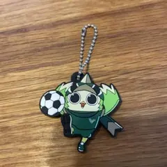 サッカー ラバーマスコット キーホルダー