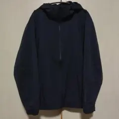 【新品】ユニクロ ポケッタブル UVカット パーカー メンズ Sサイズ ネイビー
