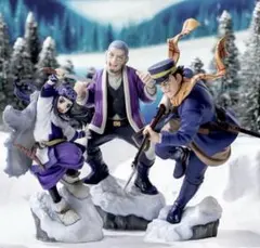 本日発送　ゴールデンカムイ フィギュア 杉元佐一 アシㇼパ 白石由竹 3体セット