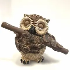 ミミズク 音楽隊 オーケストラ アンティーク マーチング フクロウ フルート 笛