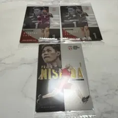 バレーボール 日本代表 西田有志 ツインウエハース2026 3点セット