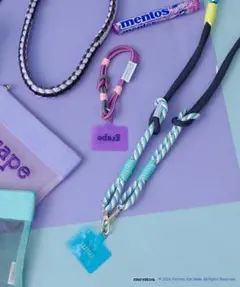 BIRTHDAY BAR 【メントス】パラコードモバイルストラップ　ロング