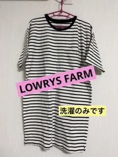 LOWRYS FARM ボーダー　チュニック　半袖　Mのサムネイル