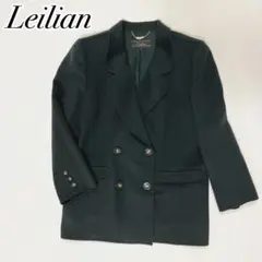 Leilian レリアン カシミヤ 100% チェスターコート ダブル