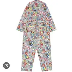 Multi-color Flowers Cotton Jumpsuit