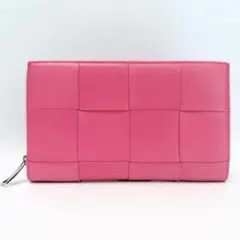 ボッテガヴェネタ カセット マキシイントレチャート ラウンドファスナー長財布