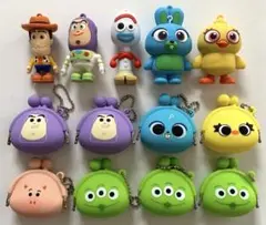 トイストーリー4♡立体ラバーマスコット＆ソフトがま口♡