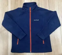 mont-bell キッズフリースジャケット ネイビー 130cm