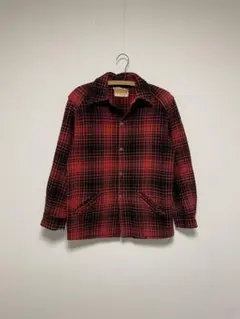 50s USA製 PENNEYS オンブレチェック ウールジャケット ワーク