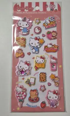 ハローキティ マシュマロステッカー シート