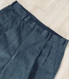 メンズ ウールスラックス ゴルフウェアにも