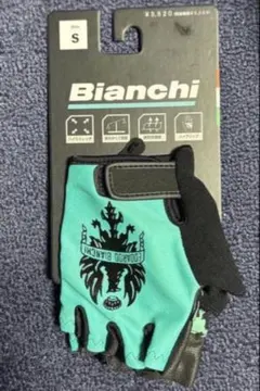 【新品未使用タグ付】Bianchi ビアンキ　純正パーツ　サマーグローブスポーツのサムネイル