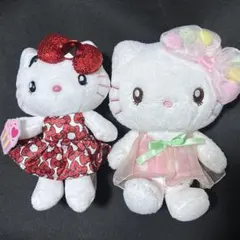 ハローキティ　ユニバ　ぬいぐるみ　2体セット