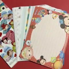 ディズニー　ツムツム　メモ帳　バラメモ３０枚　おすそ分け