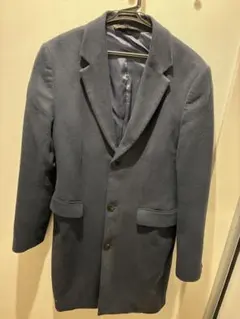 ZARA MAN ネイビー　チェスターコート