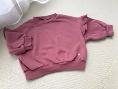 apres les cours 肩フリル　トレーナー　裏毛　80