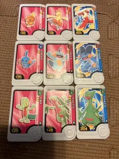ポケモンフレンダ　ホウエン地方ノーマルピック9枚セット