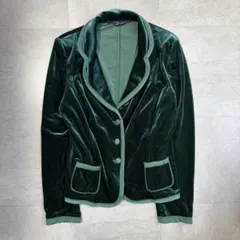 HAZARD COUTURE ベロア テーラードジャケット イタリア製