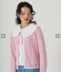 tinajojun ビックカラー ドッキングブラウスのサムネイル