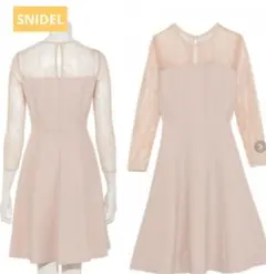【snidel】 スナイデル　レースワンピース ドレス　サイズ1